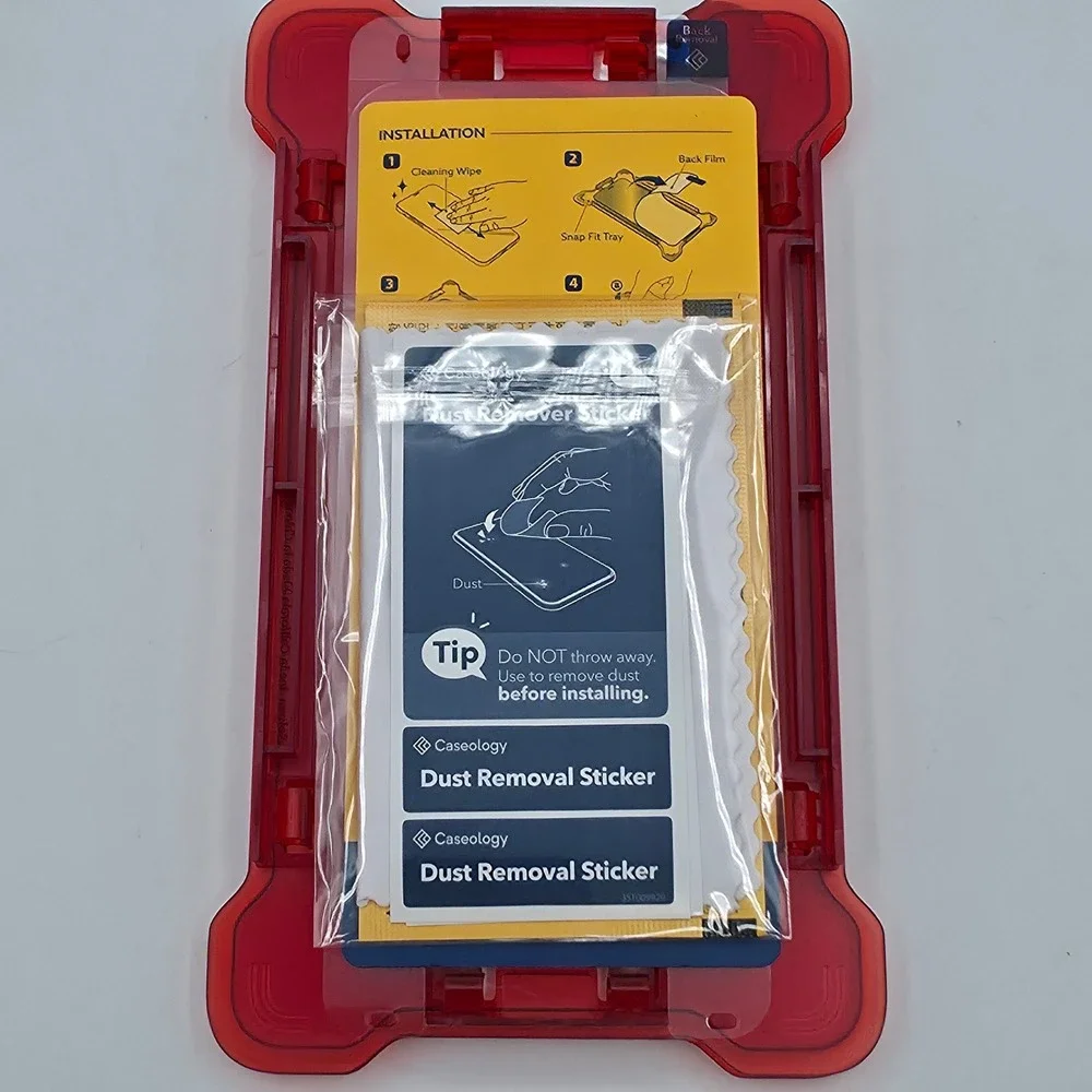Caseology SnapFit Screen Protector iPhone 15 6.1 Clear New 9H Hardness 2 Pack‎